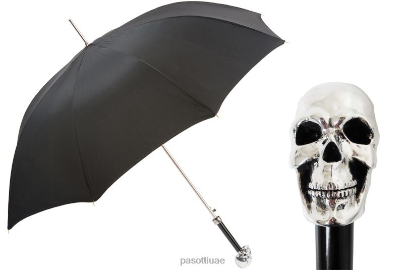 مظلة | 478fa oxf-18 w33 - مظلة جمجمة فضية PASOTTI Z446V43