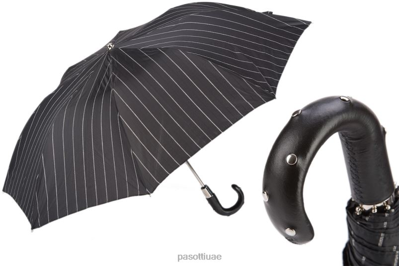مظلة | 64 1094-1 h34 - مظلة قابلة للطي بمقبض جلدي PASOTTI Z446V174