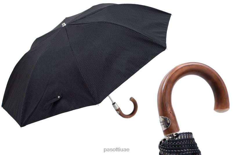 مظلة | 64 pto cn5 c - مظلة كلاسيكية قابلة للطي، مقبض كستنائي PASOTTI Z446V192