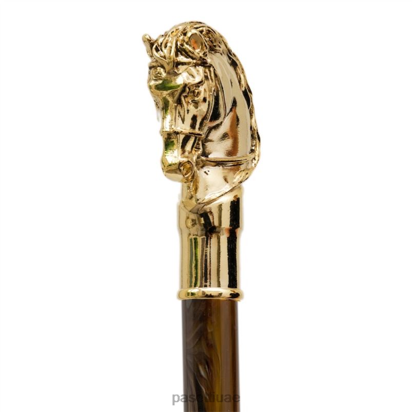 مُكَمِّلات CS W41PO - لبيسة حصان ذهبية، عمود بني لؤلؤي PASOTTI Z446V310