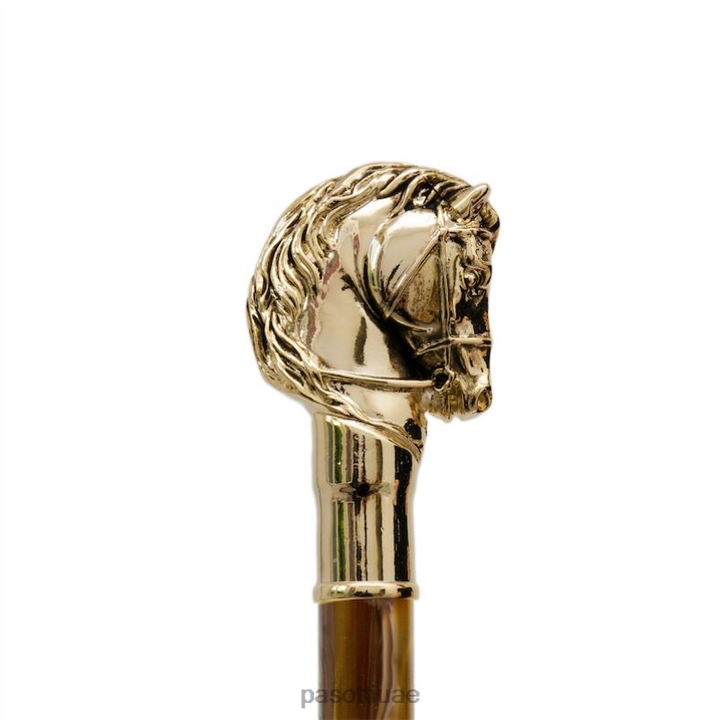 مُكَمِّلات CS W41PO - لبيسة حصان ذهبية، عمود بني لؤلؤي PASOTTI Z446V310