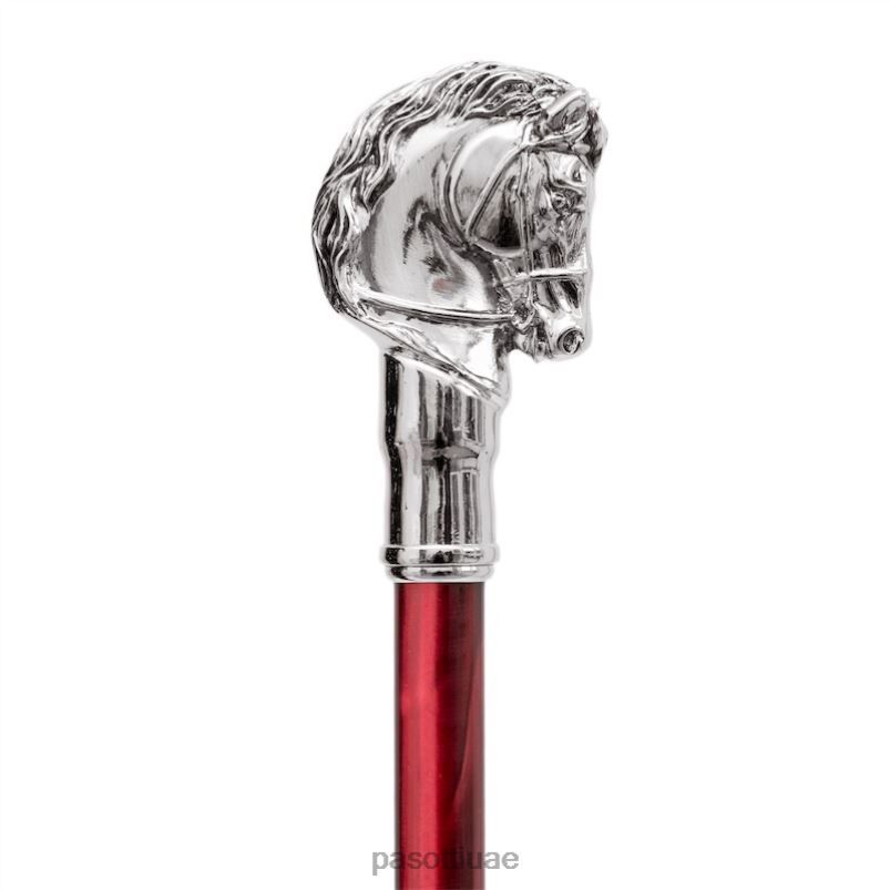 مُكَمِّلات CS W41PR - لبيسة حصان فضية، عمود أحمر PASOTTI Z446V289