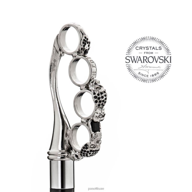 مُكَمِّلات ba w84 - قصب مفصل نحاسي مرصع بكريستال سواروفسكي PASOTTI Z446V195