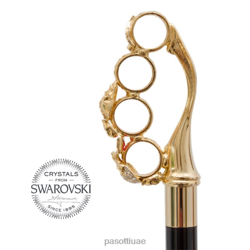 مُكَمِّلات ba w84or - قصب مفاصل نحاسية مرصع بكريستال سواروفسكي PASOTTI Z446V215