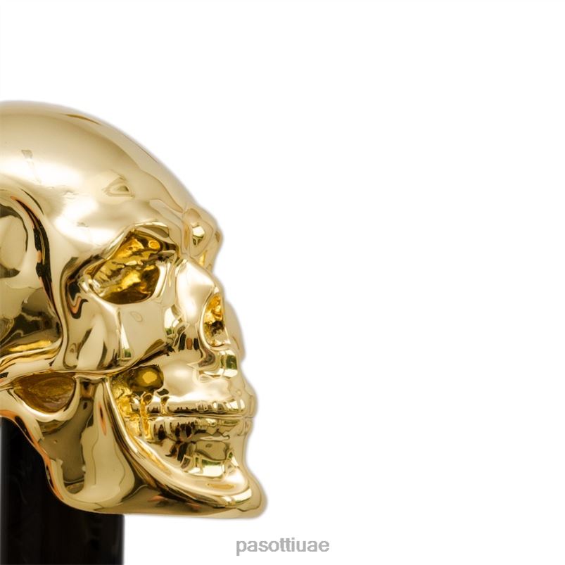 مُكَمِّلات cs w33or - لبيسة حذاء على شكل جمجمة ذهبية PASOTTI Z446V277